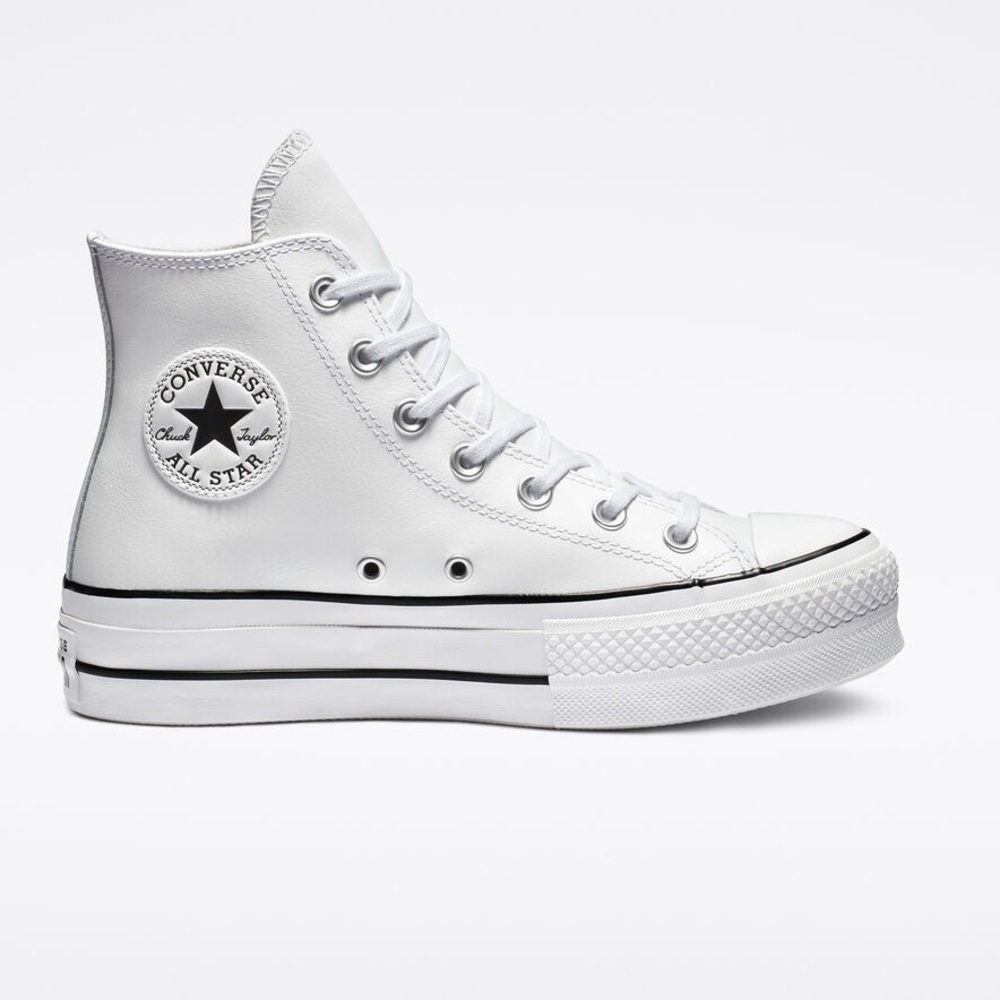 ✨LIKE NEW✨ Converse Platform Leather Sneakers